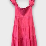 NWT Staud elio dress in pink plumeria Size 4 Photo 2