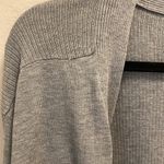 Terra & Sky grey open front cardigan with pockets size 1x Photo 3