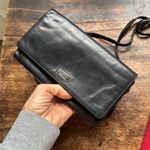 Perlina  black leather crossbody bag great for travel everyday use quality made Photo 11