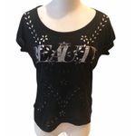 American Eagle AEO  Beauty TShirt Cut out Punk Edgy S Photo 0