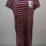 Tommy Hilfiger  Red, Black, and White Striped Dress Photo 0