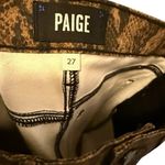 Paige  Snake Print Cropped Jeans nwot‎ Photo 5
