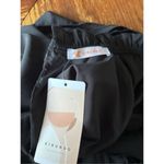 KIRUNDO Women's Ruffle Mock Neck Tiered Dress Black Size Large NWT Wednesday Photo 1