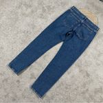 COS  Women’s Tapered Leg Mid Rise Full Length Jeans Button Fly Medium Wash 33/34 Photo 4