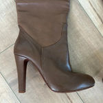 Elie Tahari Eli Tahari Knee High Boots Soft Leather Brown Sz 39 (8.5) Photo 1