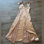 Topshop  Satin Maxi Dress in Blush Photo 6