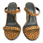Wild Diva  | NWOT | Sz 9 | Animal Print Open Toe Chunky Heel Strappy Dress Pump Photo 1