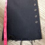Black Orchid NWT  Bardot straight fray grommets raw edge jeans sz 25 Photo 8