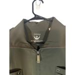 Zenergy by Chico's Olive Green Collared Full Zip Military Jacket Women Sz 0 Photo 2