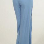 đź’•FRESH LAUNDRYđź’• Linen Foldover Pants ~ 100% Linen Stone Light Blue XL NWT Photo 4