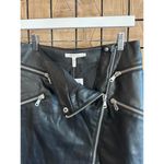 Avec Les Filles NWT Womens Faux Leather Skirt Sz 4 Black Zipper Mini Gothcore Photo 1