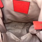 Coach Isabelle Crossbody Leather Purse Handbag Pink Orange Papaya Photo 5