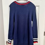 FOR THE REPUBLIC  Navy Sweater with Red and White Accents size Medium NWT Photo 6