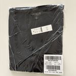 J.Crew NWT  Stretch Cotton-blend V-neck Top Black Photo 4