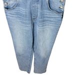Silver Jeans  Women’s Sz Large Baggy Overalls Denim 28” Length Photo 5