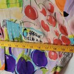 ZARA   Fruit Vegguie Grafic Art Tropical Button Dawn Crop Top Blouse Size XS Photo 4