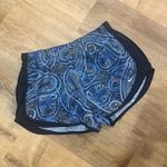 Nike  | Women's Dri-FIT Blue Paisley Print Activewear Running Shorts Photo 1