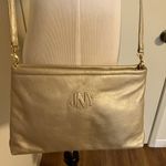 Jones New York Vintage Gold Leather Purse Shoulder Bag Crossbody Photo 0
