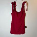 Lulus NWT  Your Sweetie Wine‎ Red Tie-Strap Mini Dress Size Small Photo 1