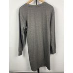 CAbi Put On Sweater Dress Long Sleeve Slimming Ruched Obsidian Gray 3650 Size S Photo 6