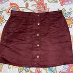 Rue 21  large skirt maroon color5 button front Photo 2