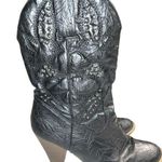 Corkys sage brushed black leather cowgirl boots. Size 10 Photo 3