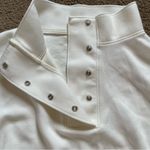 Tinsel Town Cropped Sweatshirt Women’s  XS 4 Snap Collar Drawstring Adjustable Photo 5