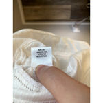 Sonoma  Embroidered Cotton Cream Peasant Blouse Large Boho Coastal Cowgirl Dainty Photo 3