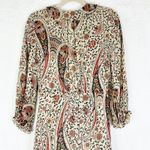 Veronica Beard  Derby Silk Dress Size 4 Midi Oat Multi Faux Wrap Lined Side Slit Photo 8