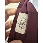 Oh Polly  Ruched V Plunge Sweetheart Strapless Bodycon Midi Dress Purple Size 0 Photo 6