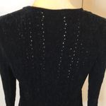 Lord & Taylor black button down soft cardigan sweater size medium Photo 5