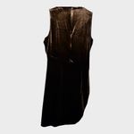 NWT THE DROP Fabia Ruched Velvet Mockneck Mini Dress in Coffee Bean Photo 5