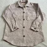 Madewell NEW with tags MWL oversized Sweater Fleece Shirt-Jacket Photo 0
