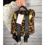 Juicy Couture NWT Faux Fur Gold & Black Sequin Cheetah backpack Photo 7