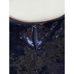 Greylin  Navy Blue Velvet Spaghetti Strap Halter Neckline Clarissa‎ Bodysuit XS Photo 9