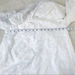 Parker White One Shoulder Top Blouse Cotton Long Sleeve Ruffle Tassel XS New Photo 12