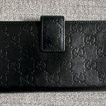 Gucci Authentic  GG Signature Black Leather Continental Wallet Photo 6