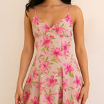 No Comment Floral Mini Strappy Dress Photo 0