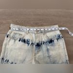 ZARA Stylish Tie-Dye Denim Shorts Photo 1