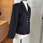 Y2k vintage bow detail clip dot blazer Black Size 10 Photo 10