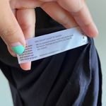 Eileen Fisher NAVY BLUE SHORT SLEEVE CREWNECK SHIFT DRESS WOMENS SIZE S Photo 2