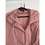 Love Tree  Women Utility Jacket Hooded‎ Drawstring Pink Cotton Medium Photo 1