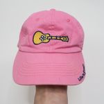 Life is Good Vintage Y2K Pink Daisy Guitar Baseball Hat Photo 1