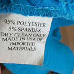 Caroline Rose Turquoise Textured 3/4 Sleeve Tunic Top M Made in USA Blue Size undefined Photo 6