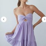 Sky to Moon Blue strapless dress  Photo 1