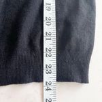 ZARA  Black Knit Long Sleeve Chain Detail Top Size Large Photo 4