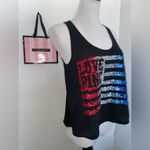 PINK - Victoria's Secret Victoria’s Secret PINK Sequin Bling Muscle Shirt XSMALL Photo 4