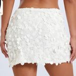 NWT Women’s Shiny Sequin Mini Skirt Low Rise Y2K Glitter Pencil Skirt Photo 3