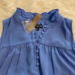 J.Crew LILIAC Sleeveless Ruffled Blouse size XXS length 24” bust 32” brand new Photo 7