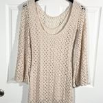 Free People Ivory Gypsy Lace Dress Photo 3